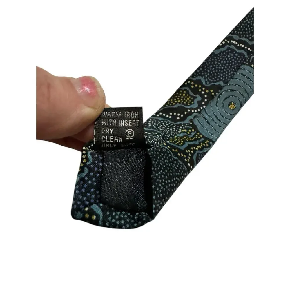 Yijan Australia Fire & Water Dreaming Maureen Hudson Nampajimpa Necktie